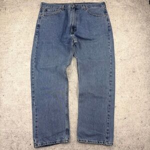 Levis 505 Regular Fit Mens Jeans Blue Straight Leg Denim 40x30